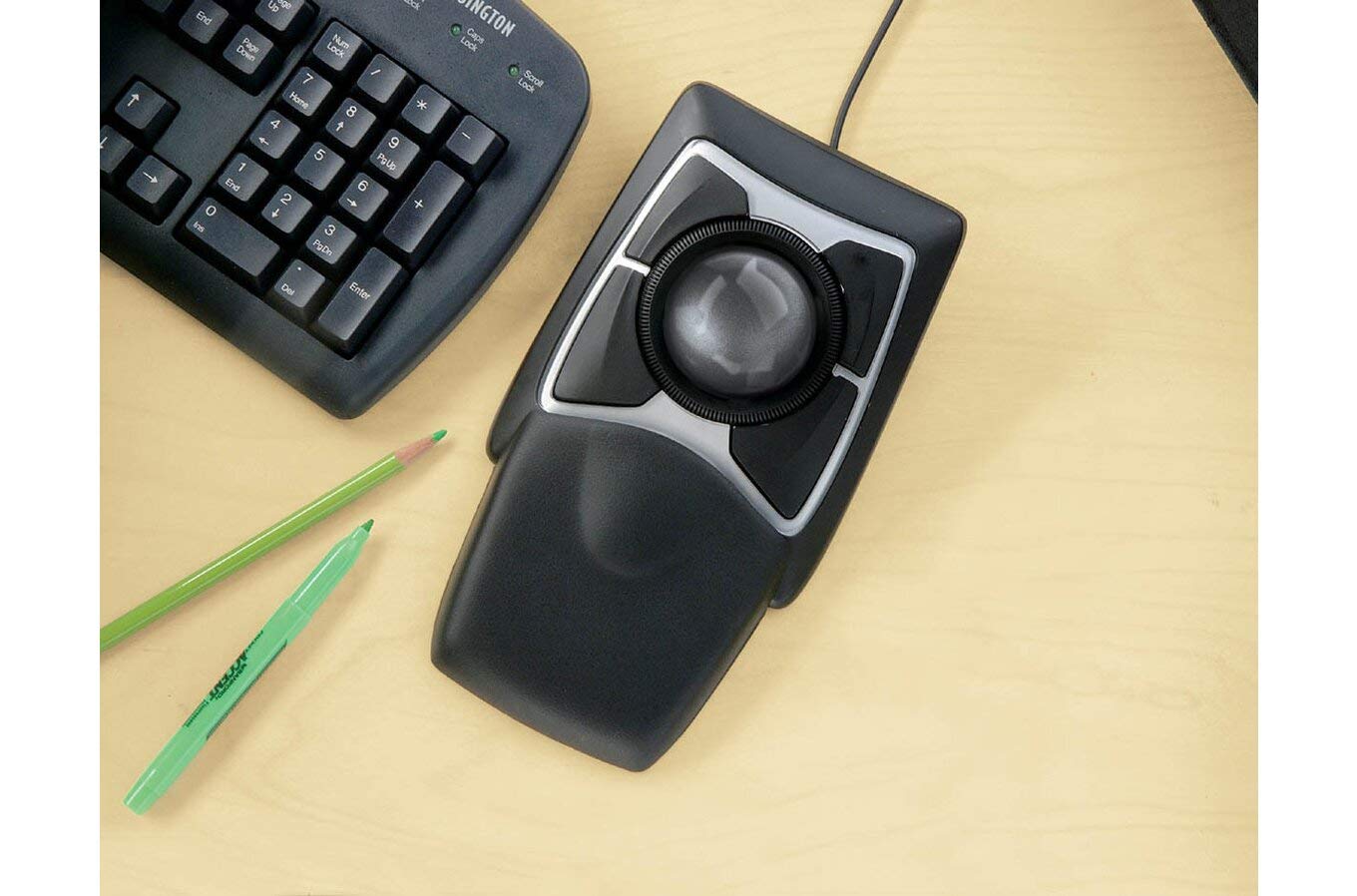 Acco/Kensington Trackball Expert Mouse Optical