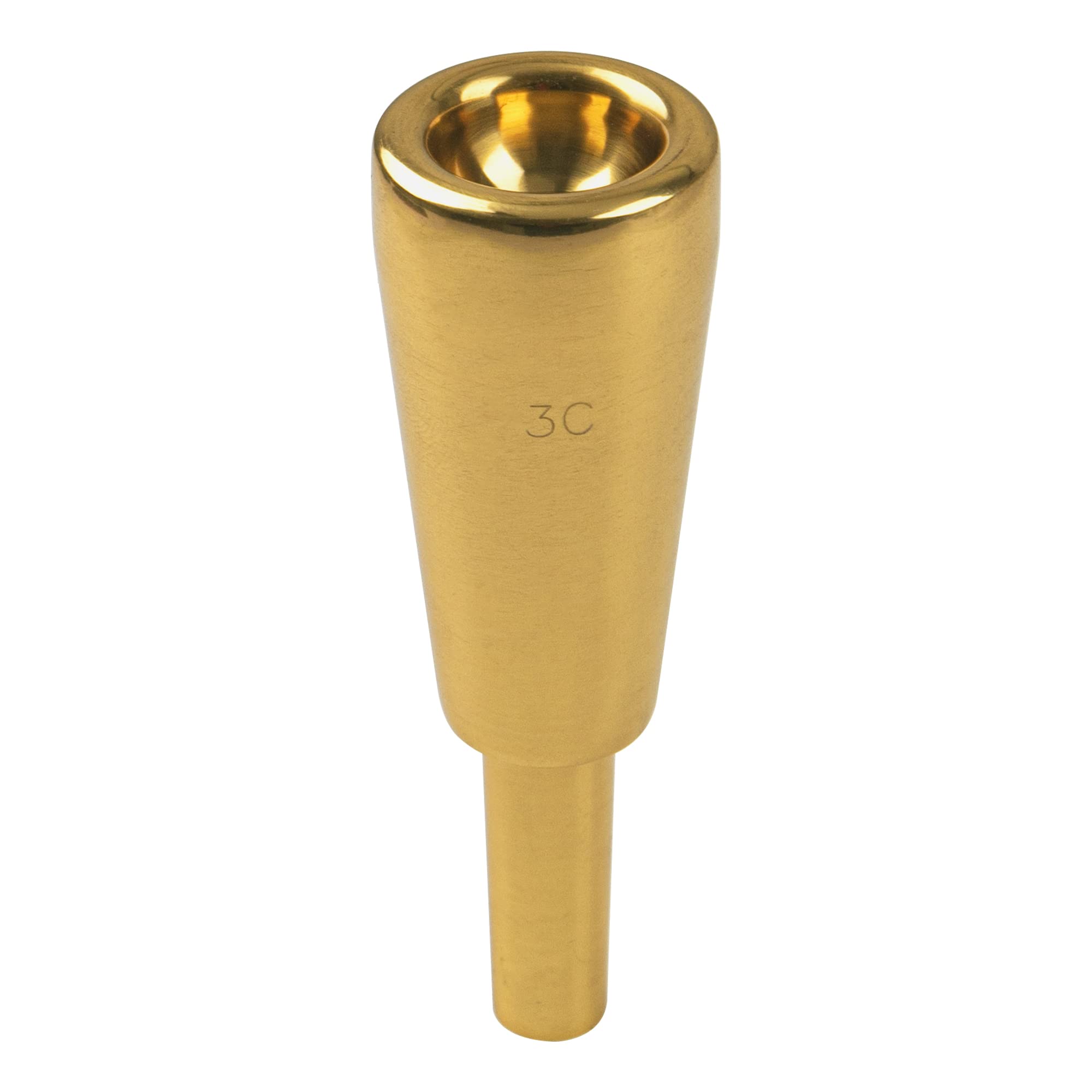 1Pcs Yootones 9.8Mm Outer Diameter 3C Heavy Duty Trumpet Mouthpiece Compatible With Trumpet Accessories (Gold)