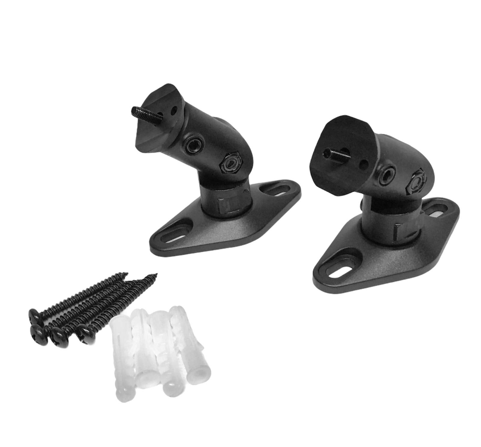 Wall Mount Brackets Black (Pair) For Bose 321 Satellite Speakers