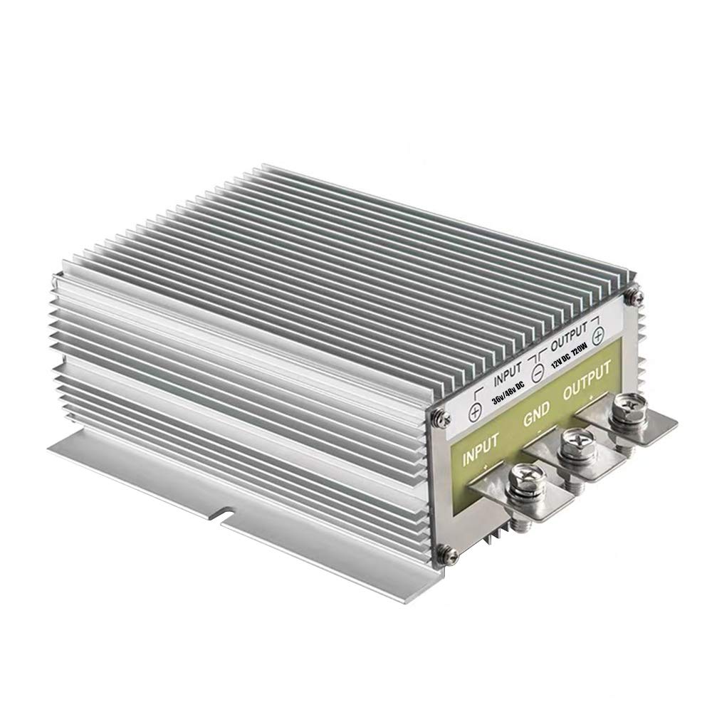 60A 720W 12V Golf Cart 48V 36V To 12V Converter Voltage Regulator Golf Cart Voltage Converter Waterproof