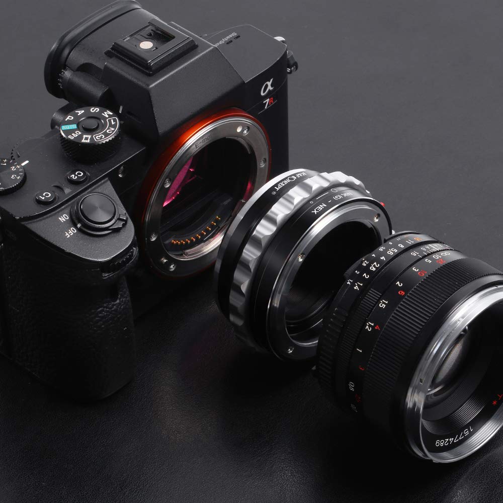 K&F Concept Lens Mount Adapter Compatible With Nikon G Af S F Ais Ai Nikkor F Mount G Type D/Slr Lens To Sony Alpha E Mount Nex Camera Compatible With Sony Alpha A7,A6000,A6300,A6500,A5000,A5100