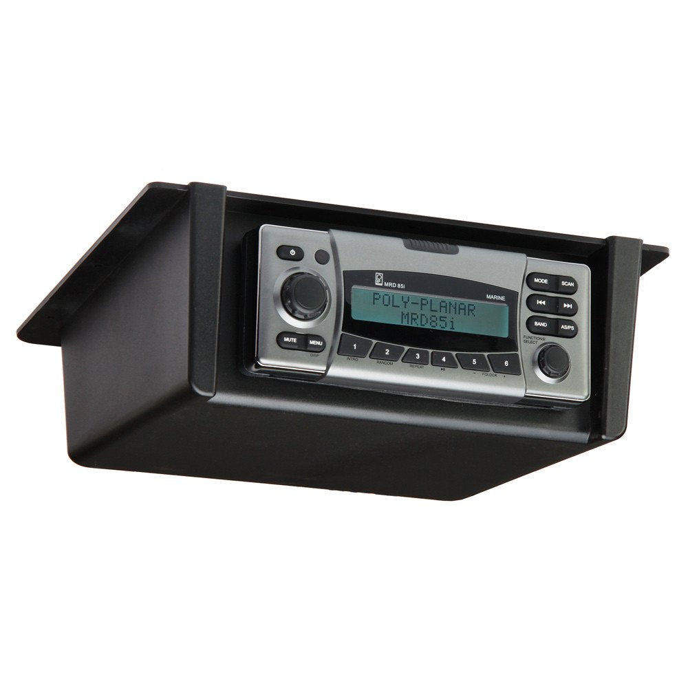 Polyplanar Radio Mount Underdash/Overhead   Black