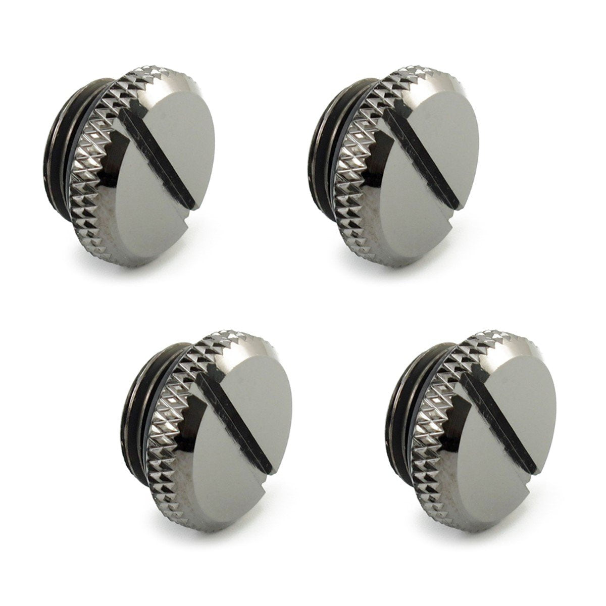 XSPC G1/4 Plug V2, Black Chrome, 4-pack