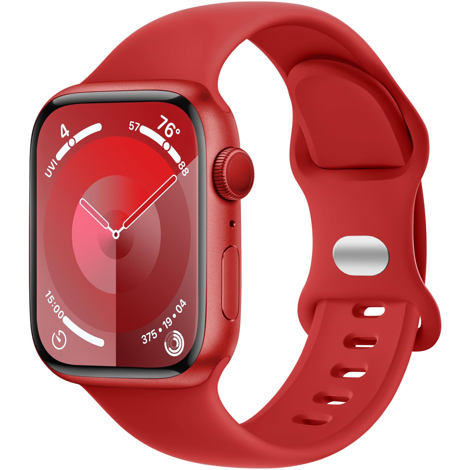 Daqin Compatible With Apple Watch Band 42Mm 44Mm 45Mm 46Mm 49Mm 38Mm 40Mm 41Mm Women Men, Soft Silicone Waterproof Strap For App