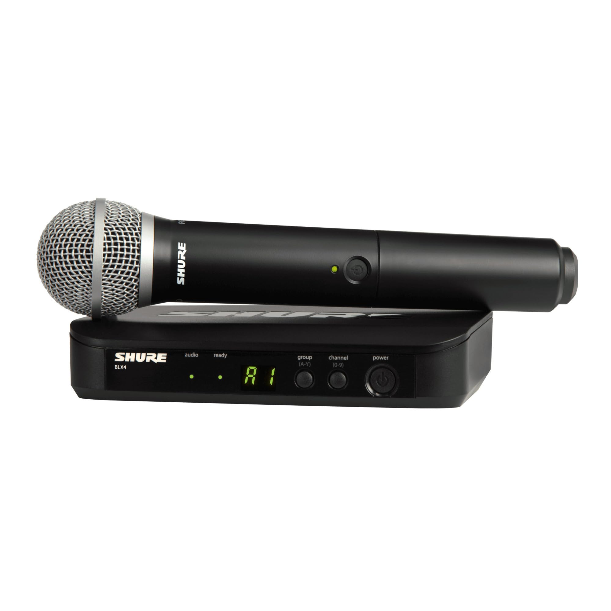 Shure Blx24/Pg58 Uhf Wireless Microphone System   Perfect For Church, Karaoke, Vocals   14 Hour Battery Life, 300 Ft Range | Inc