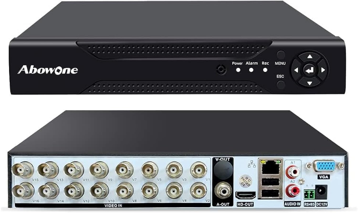 16 Channel 2Mp 1080P Dvr Recorder Hybrid 6In1 Dvr H.265+ 16Ch Security Digital Video Recorder Support Analog Ahd/Ip/Tvi/Cvbs/C
