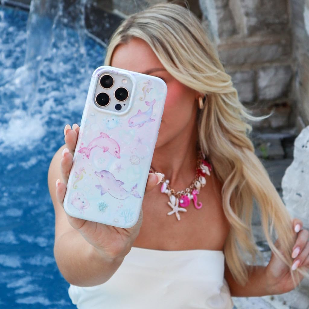 Velvet Caviar For Iphone 15 Case Cute   Compatible With Magsafe [8Ft Drop Tested]   Dolphins