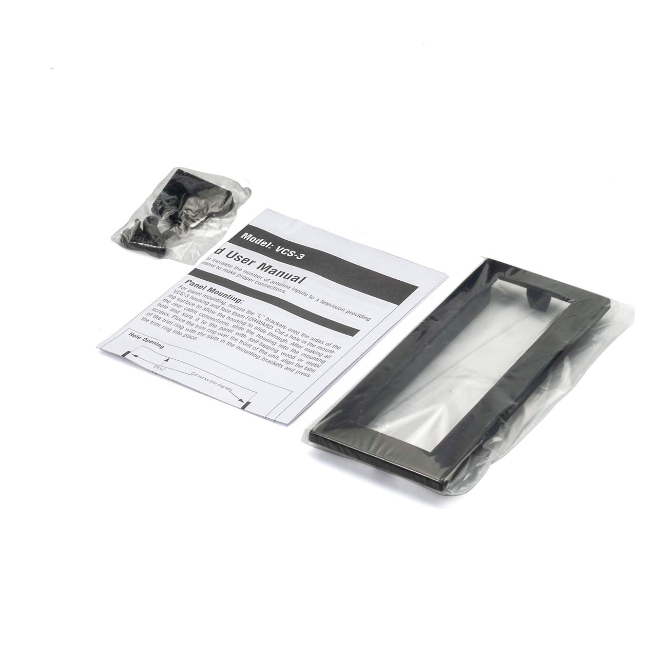 3 Position Antenna Switch Box With 3 Inputs & 1 Output For Tv/Aux Sat/Cable