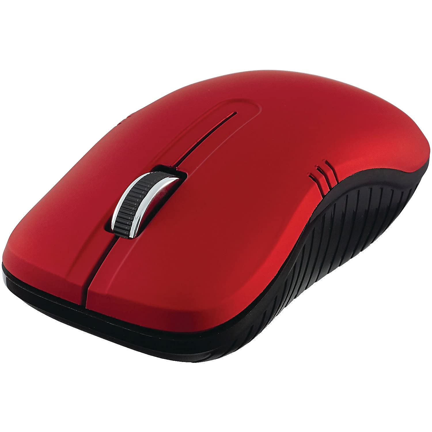 Wireless Notebook Optical Mouse, Commuter Series  Matte Red