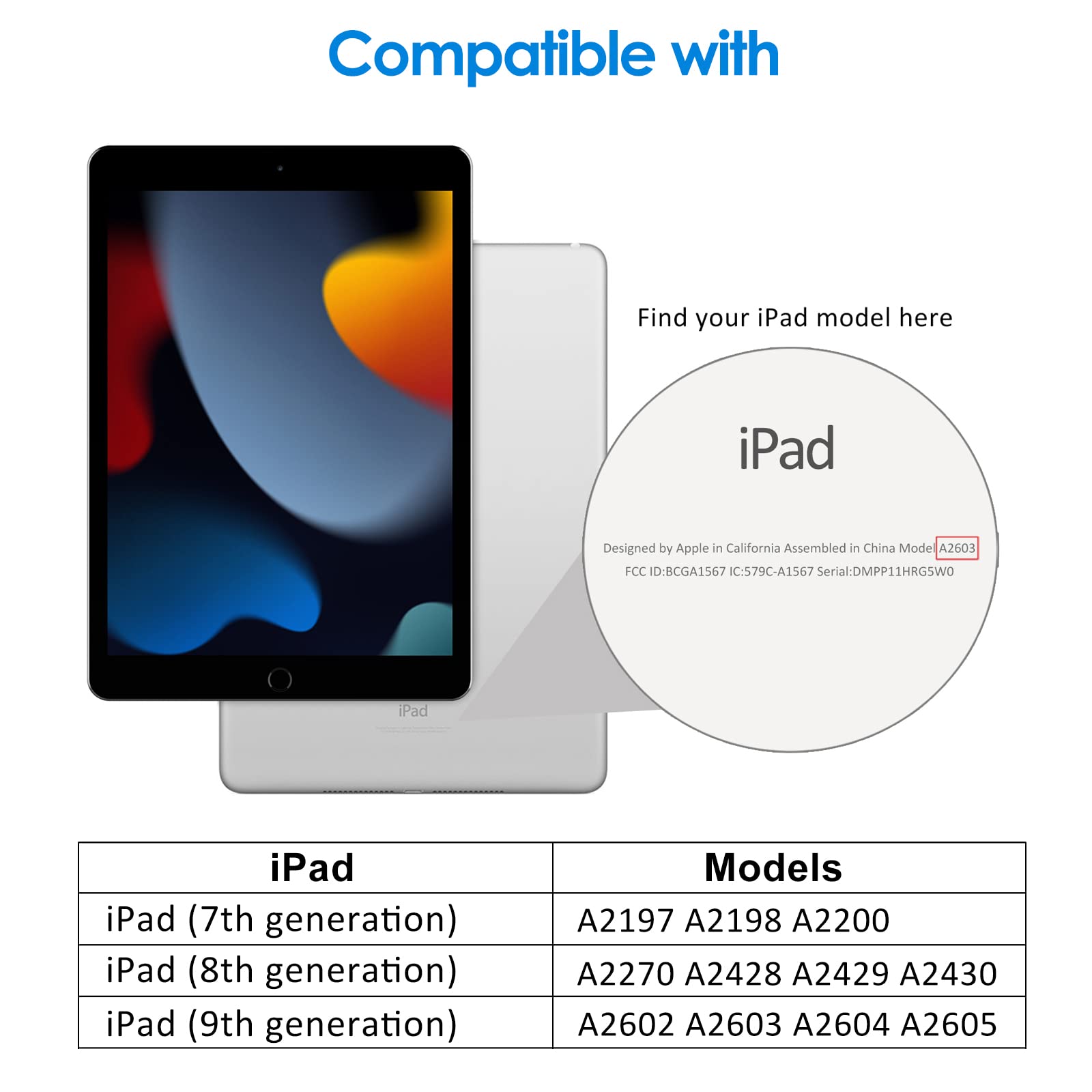 Jetech One Touch Install Screen Protector For Ipad 10.2-Inch (9Th/8Th/7Th Generation, 2021/2020/2019), Tempered Glass Film With