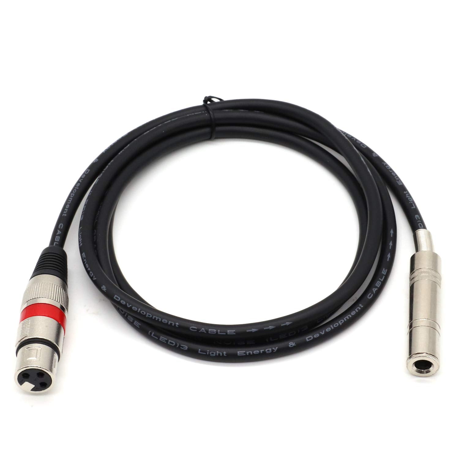 Siyear 6.35 Mm 1/4 Female To Xlr Female Adapter Cable,Quarter Inch Ts/Trs To Xlr 3 Pin Interconnect Cable (5Feet-1.5M)