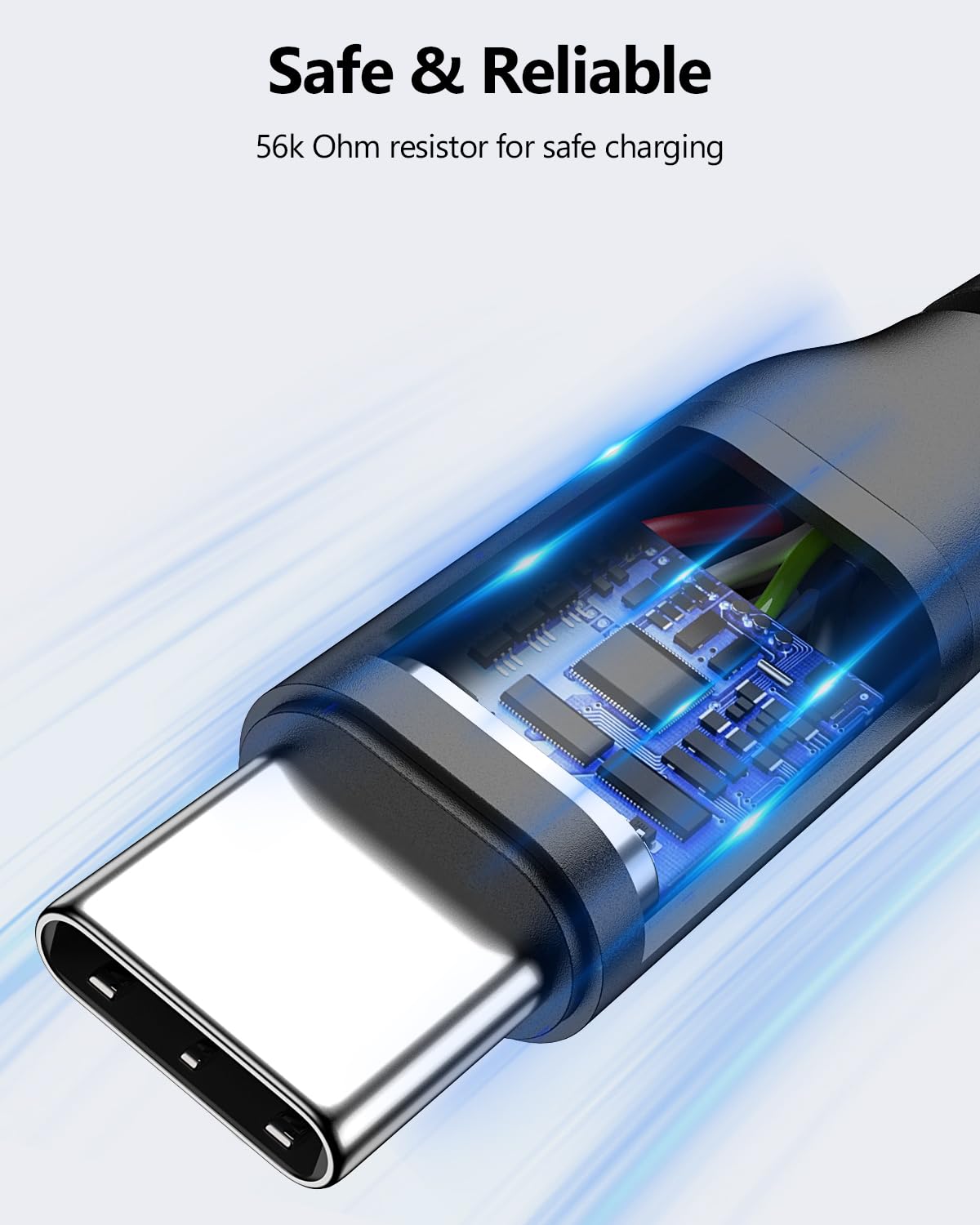 Sunguy Usb C Cable 3Ft [3Pack] 3A Usb To Usb C Cable Fast Charging Data Transfer Braided Compatible With Iphone15/15Pro/15Promax
