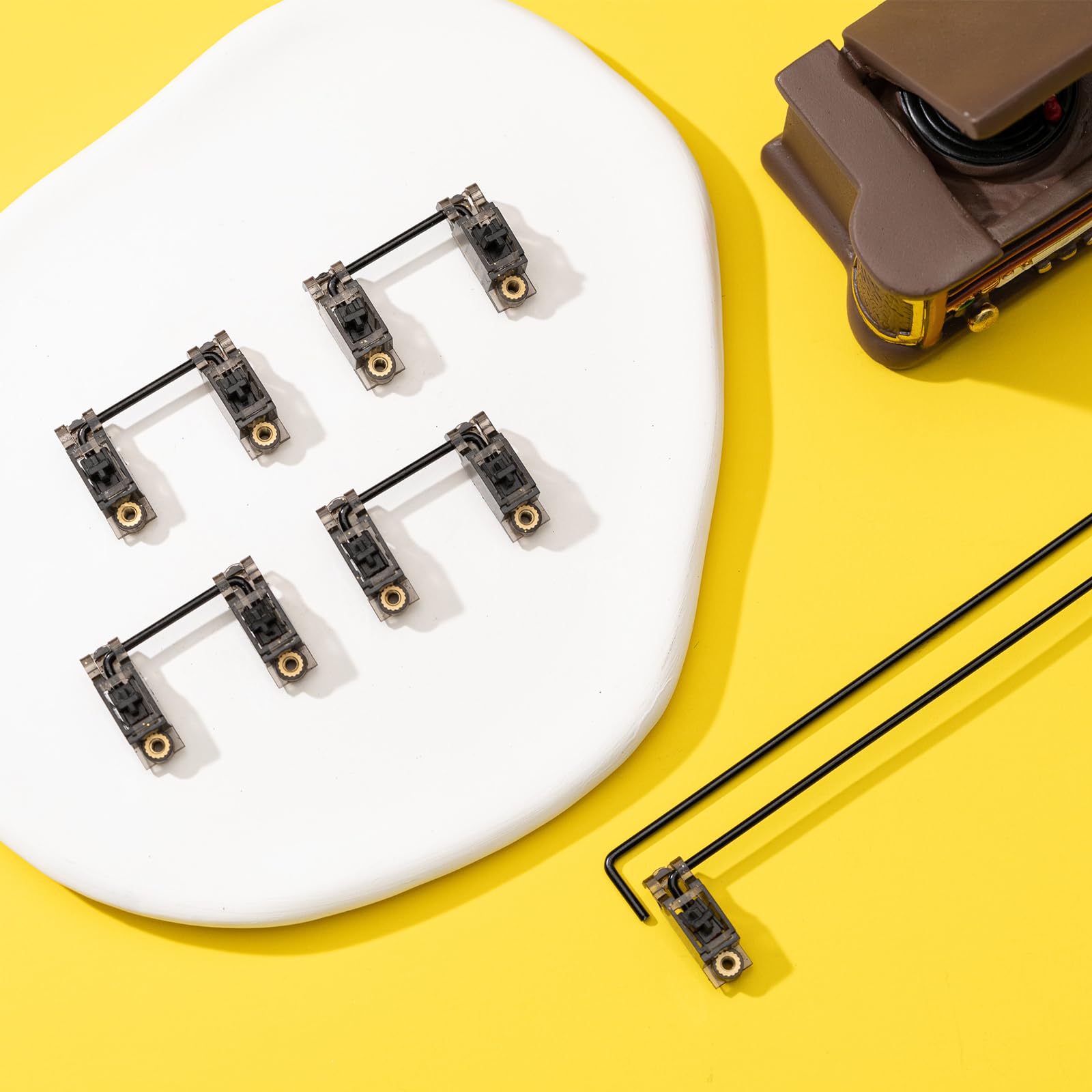 Meletrix Ws V3.1 Stabs Silicon Version Pcb Mount Screw In Stabilizers 2U 6.25U 7U Stabilizers Mechanical Keyboard Screw Stabiliz