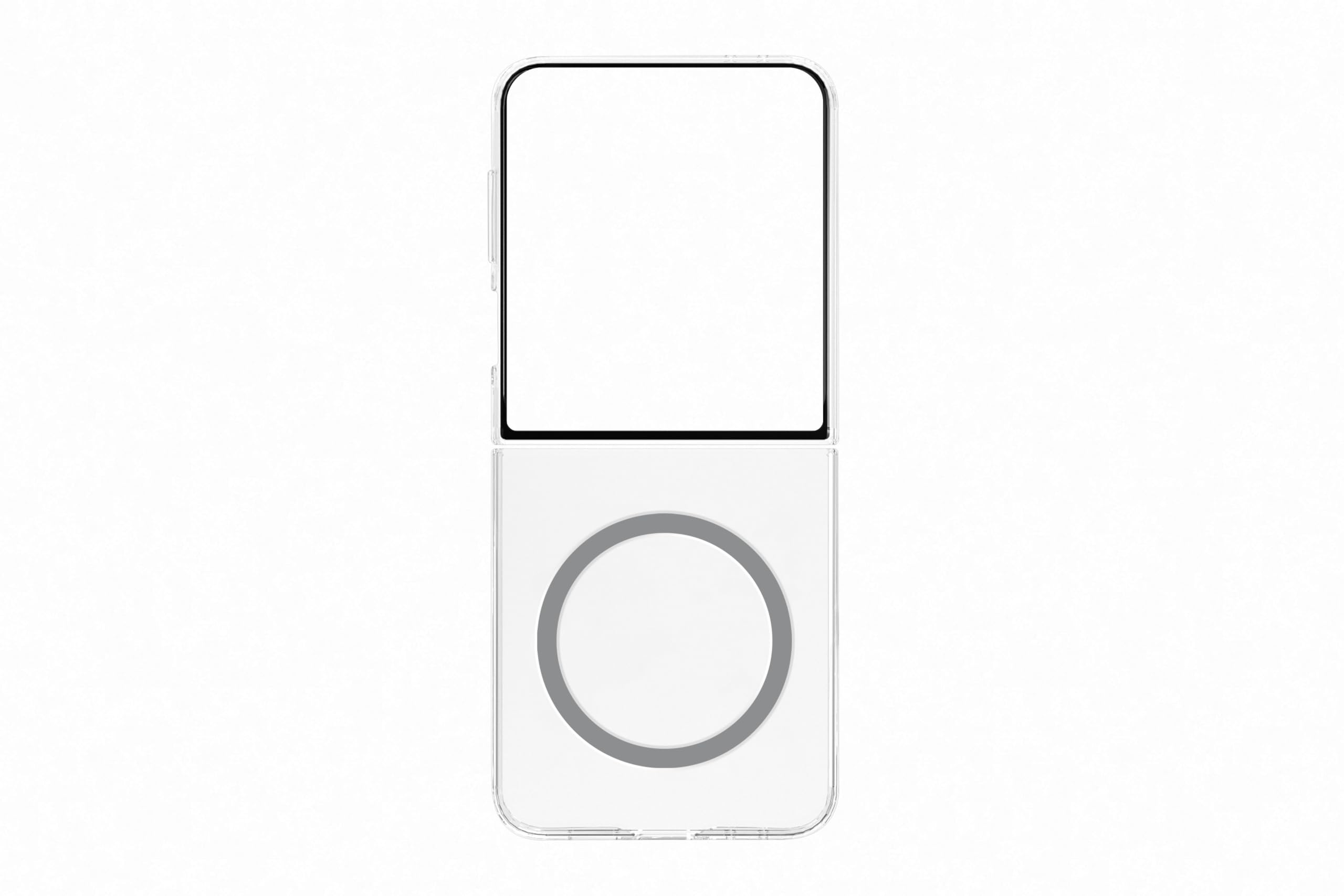 Samsung Clear Case w/Magnets for Galaxy Z Flip 7 Transparent (Clear Magnetic Case)