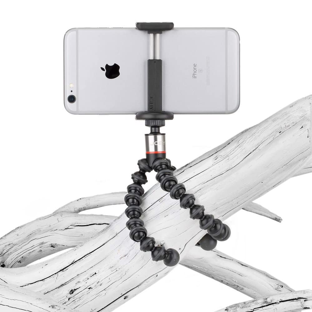 Joby Griptight One Gp, Universal Phone Holder, Magnetic Gorillapod Flexible Small Tripod For Smartphone, Foldable And Portable ,