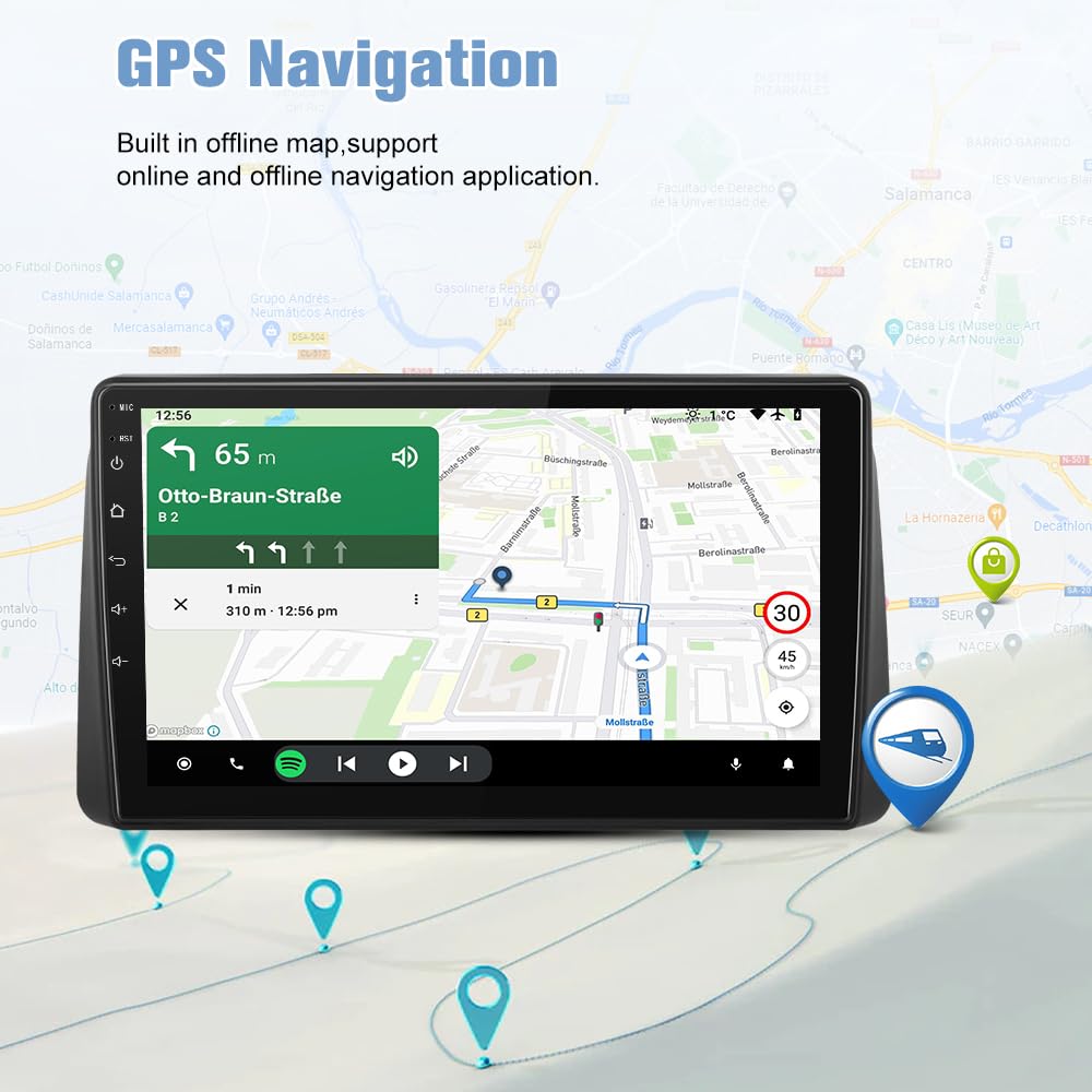 Car Radio Stereo For Dodge Grand Caravan 2008-2020 Chrysler Town & Country 2011-2016 With Carplay Android Auto