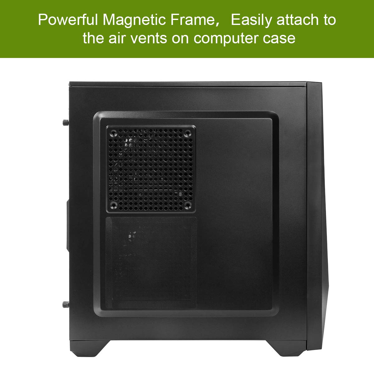 120Mm 140Mm Pc Fan Dust Filter Magnetic Frame Computer Fan Grills Black Dust Mesh Pc Cooler Filter Screen Dustproof Case Covers