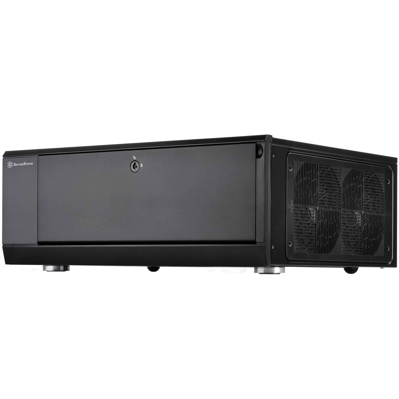 Gd10B Black, Alu.+ Abs Front Bezel With Alu Door, Steel Body,Ssi Ceb, Atx, M Atx M/B, 1*5.25'', 2*3.5''+1*2.5''Hdd, 3*120Mm Fan,