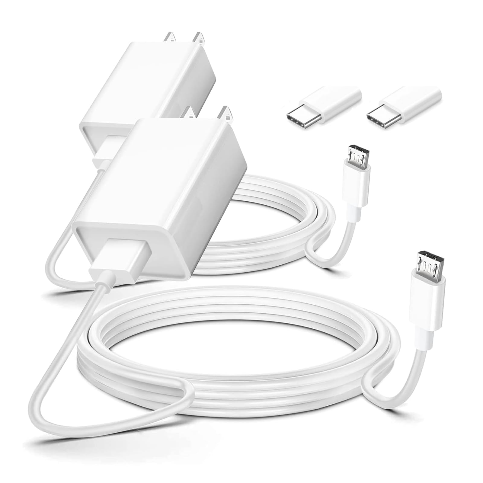 16.4Ft 2 Pack Indoor/Outdoor Power Adapter Plug Wall Charger For Arlo Pro And Arlo Pro 2 Camera, Arlo Essential Spotlight/Xl/Xl