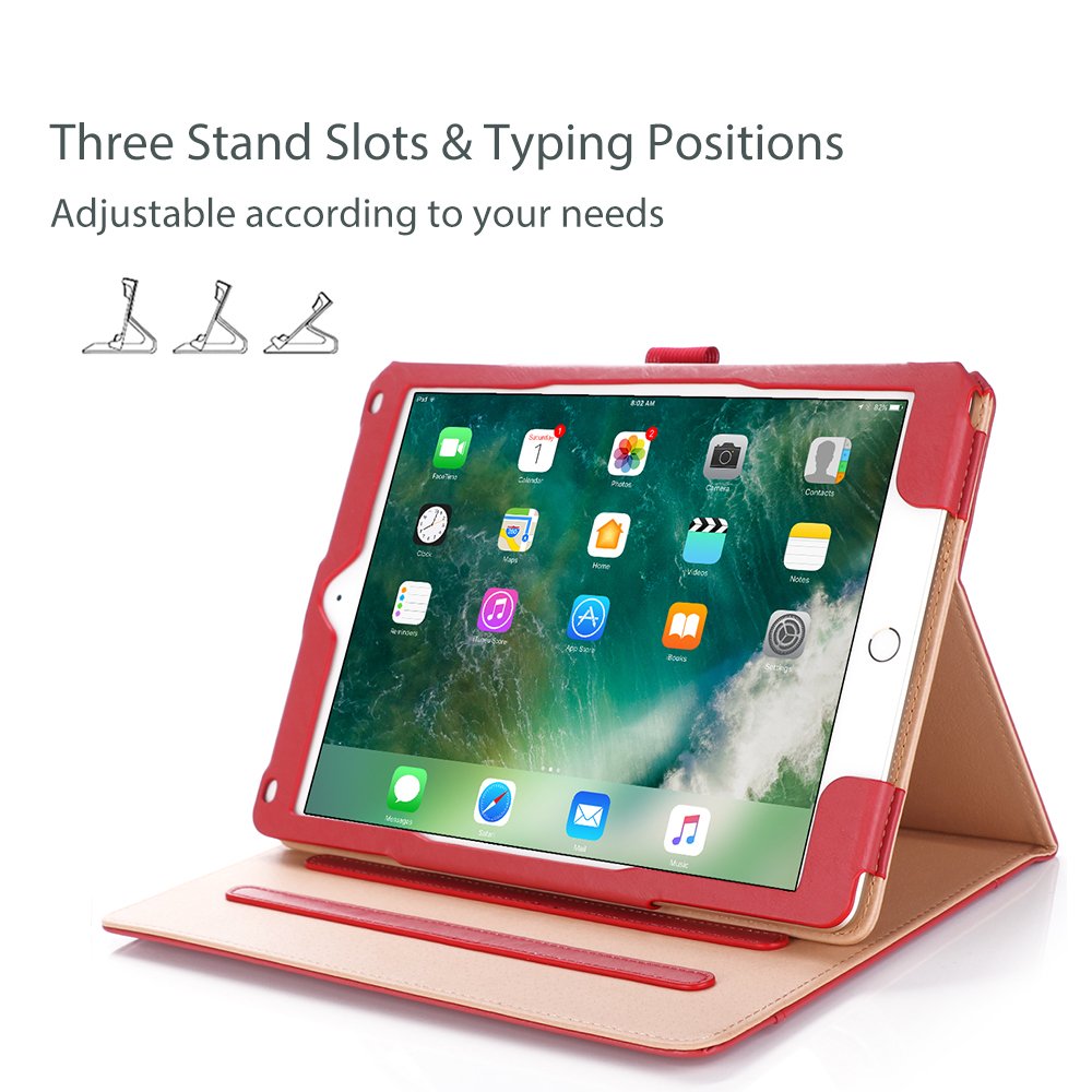 Procase For Ipad 9.7 Inch Ipad 6Th/5Th Generation Case 2018 2017/Ipad Air 2/Air 1 Case, Premium Leather Folio Corner Protection