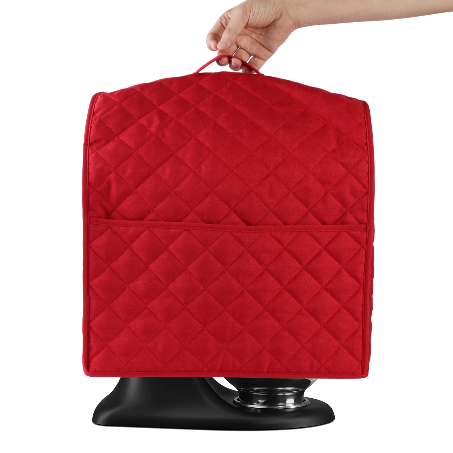 Stand Mixer Cover Compatible With Kitchenaid Mixer, Fits All Tilt Head & Bowl Lift Models With 3 Organizer Bag For Accessories.