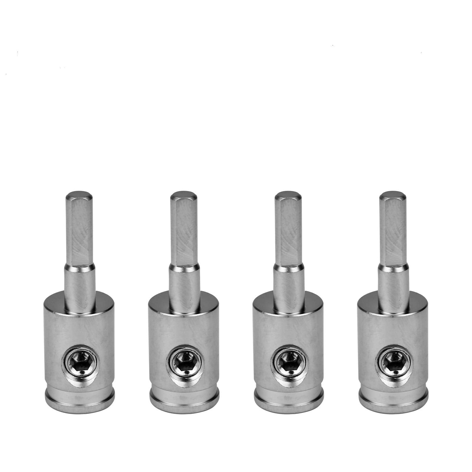 Amp Input Reducer 4Pcs 4 Gauge To 8 Gauge Wire Reducer Power/Ground Input Reducer Adapter Brass With Nickel Plated