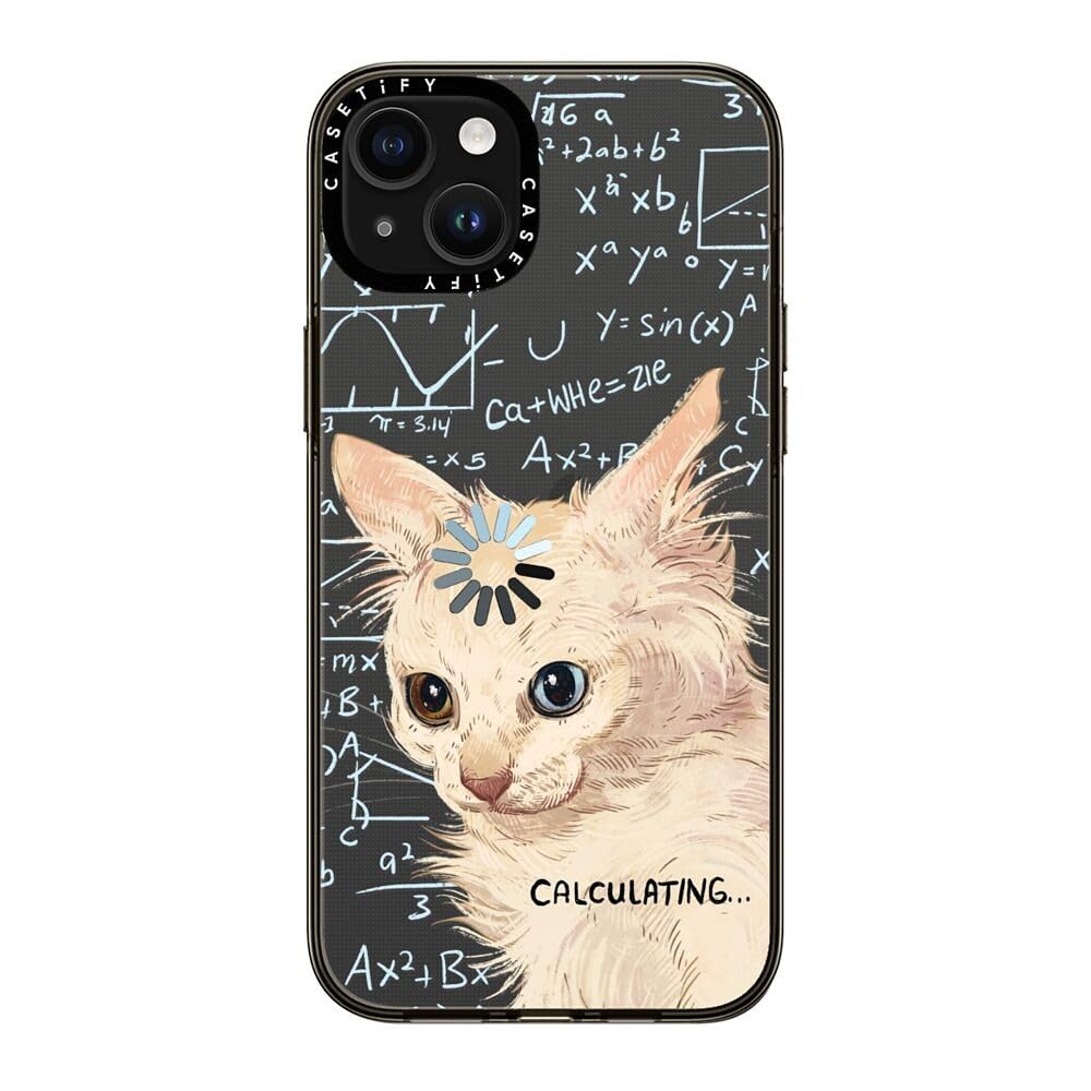 Casetify Compact Iphone 15 Plus Case [2X Military Grade Drop Tested / 4Ft Drop Protection]   Calculating...   Clear Black