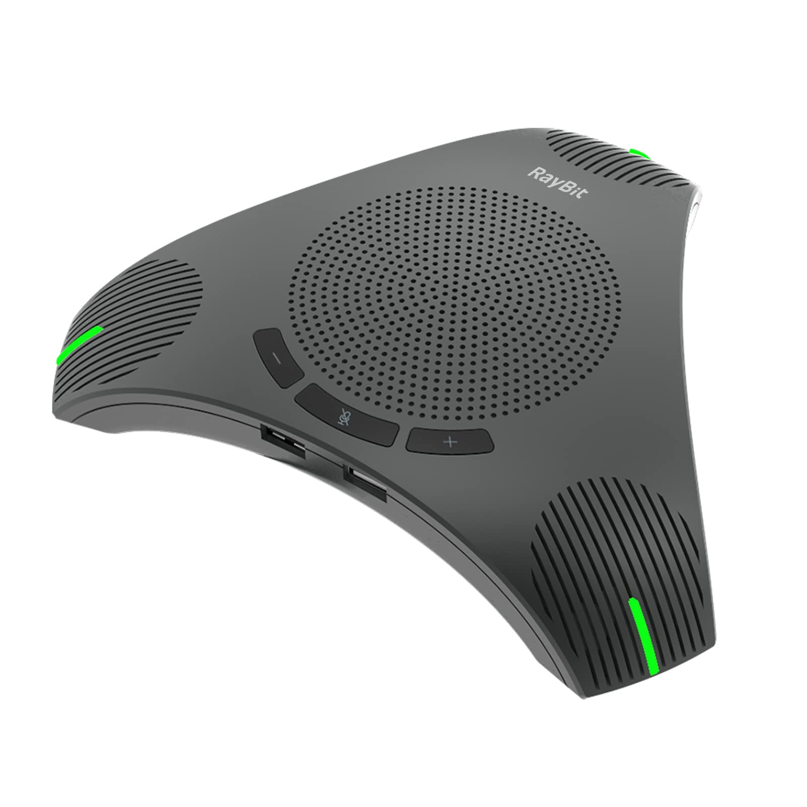 Usb Speakerphone With Dual Hub   Conference Room Omnidirectional Microphone And Speaker, Computer Speakers With Microphone For H