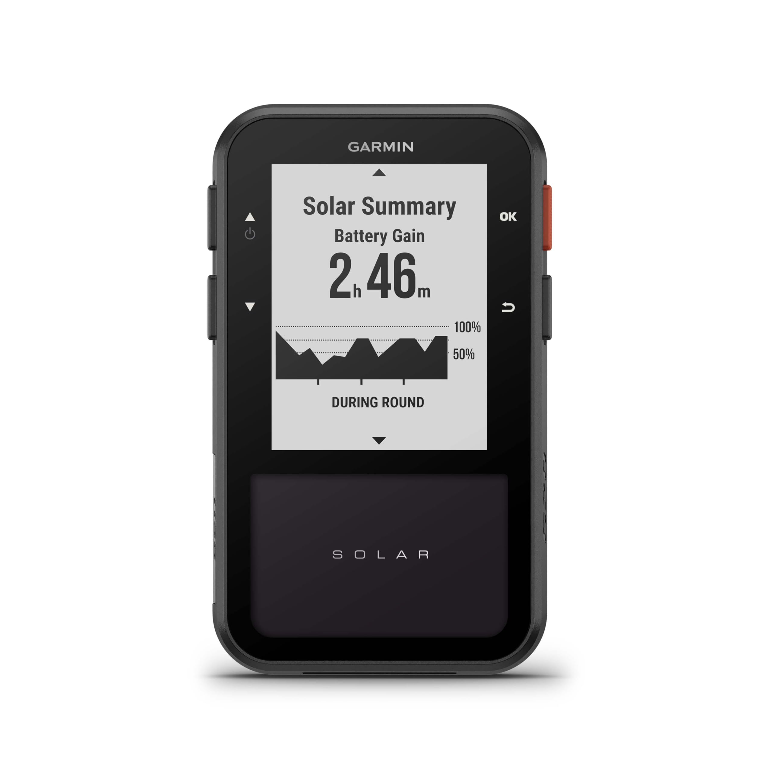 Garmin Approach G20 Solar, Gps Golf Handheld With Solar Charging, Sunlight-Readable High Resolution Display, Built-In Magnet To