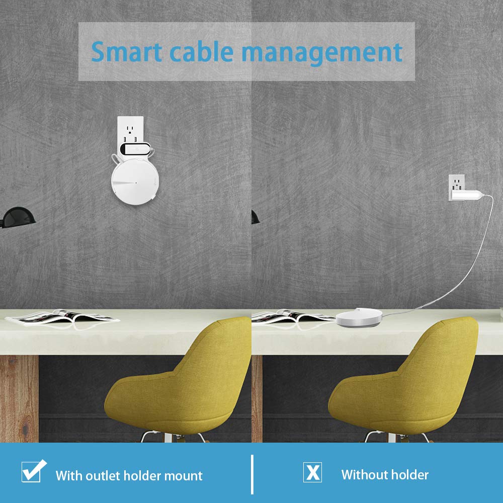 Outlet Holder Mount For Tp Link Deco M5, Tp Link Deco P7 Whole Home Mesh Wifi System, Sturdy Wall Mount Bracket For Tp Link Home Wifi By Koroao (3 Pack)