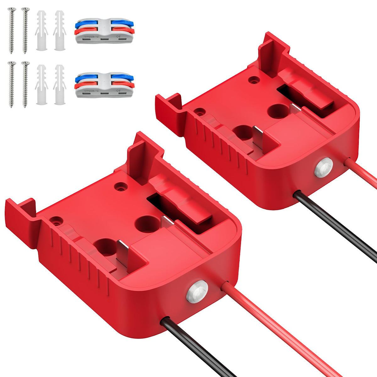 Kzreect Battery Adapter With Switch, Over Discharge Protection, Compatible With Milwaukee 18V Battery, Converter For Diy Rc Car