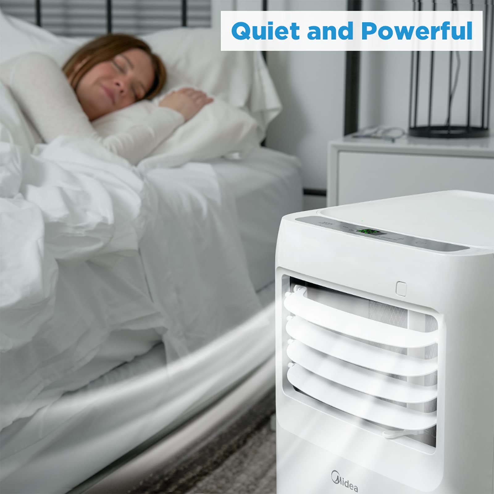 Midea 8,000 Btu Ashrae (5,300 Btu Sacc) Portable Air Conditioner, Cools Up To 175 Sq. Ft., With Dehumidifier & Fan Mode, Easy  T