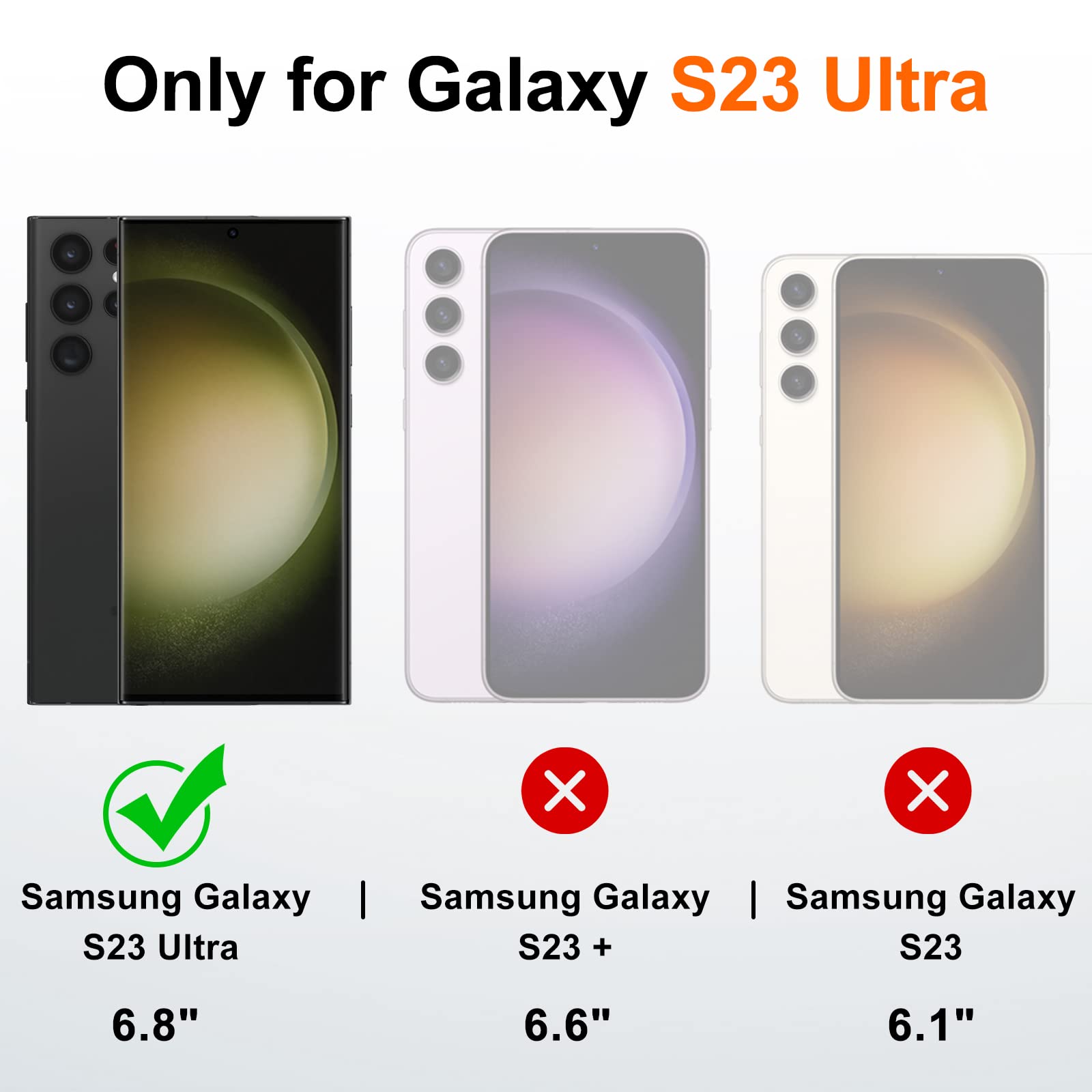 Jame For S23 Ultra Case, Slim Soft Bumper Case For Galaxy S23 Ultra, With Ring Holder Kickstand For Samsung S23 Ultra Case, Mili