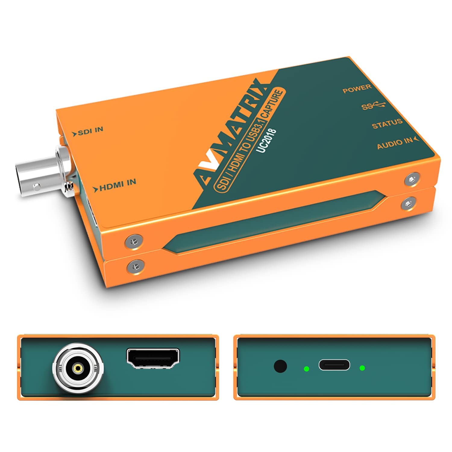 Avmatrix Uc2018 Video Capture Card Sdi&Hdmi To Usb 3.0(Gen1) 1080P60 Uncompressed (Yuy2) Video Capture With Line In For Video Co