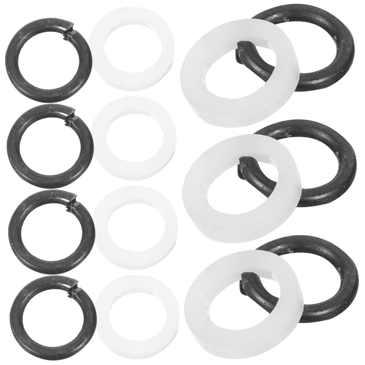 Toddmomy 48pcs Guitar Strap Fixing Buckles Nonslip Guitar Pad Spacer Bass Strap Locks