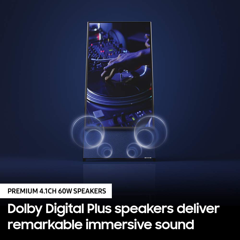 Samsung 43-Inch Class The Sero Ls05B Series - Qled 4K, Rotating Screen, Matte Display, Premium Speakers Smart Tv W/ Alexa Built-