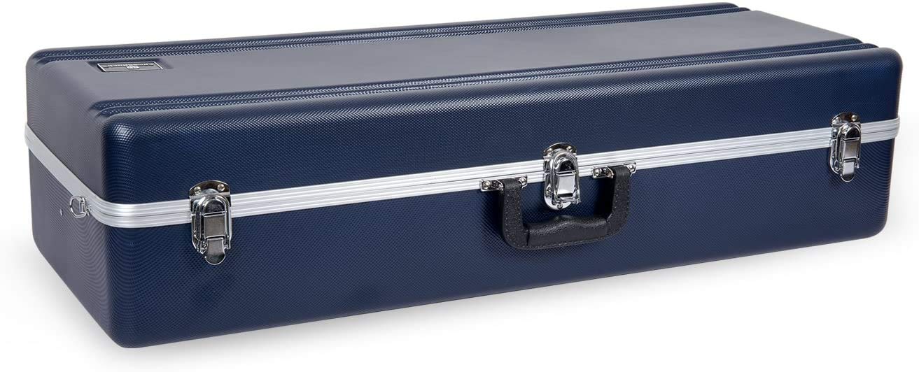 Crossrock Abs Molded Tenor Saxophone Case-Rectangular,With Single Shoulder Strap Blue(Cra861Tsbl-R)