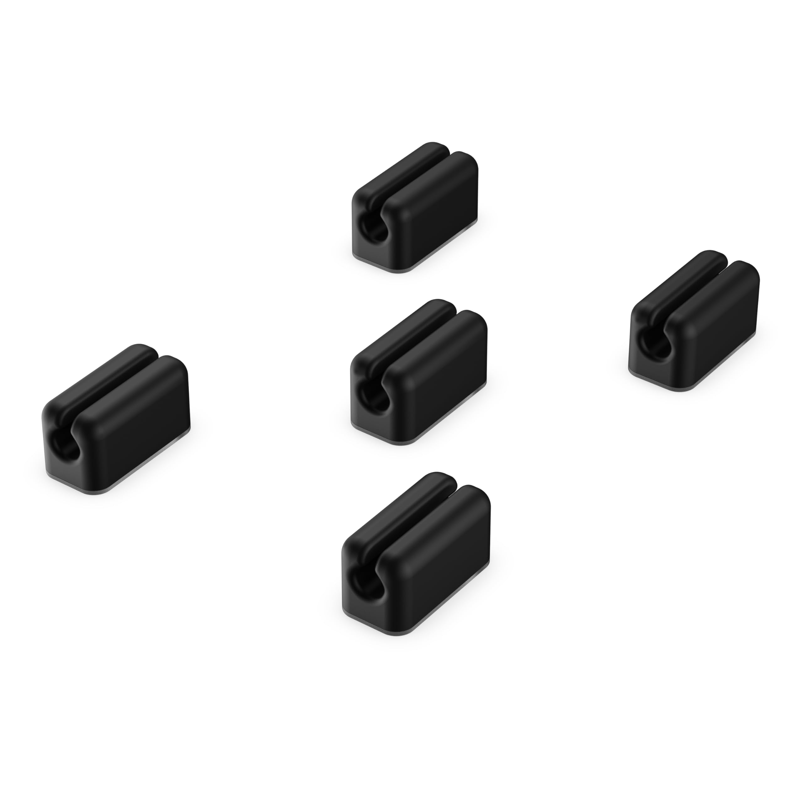 OTTOCAST Mini Cable Management Clip Kit with Adhesive, Cord Organizer, Wire Holder for Desk, Nightstand, Phone Charger, Computer