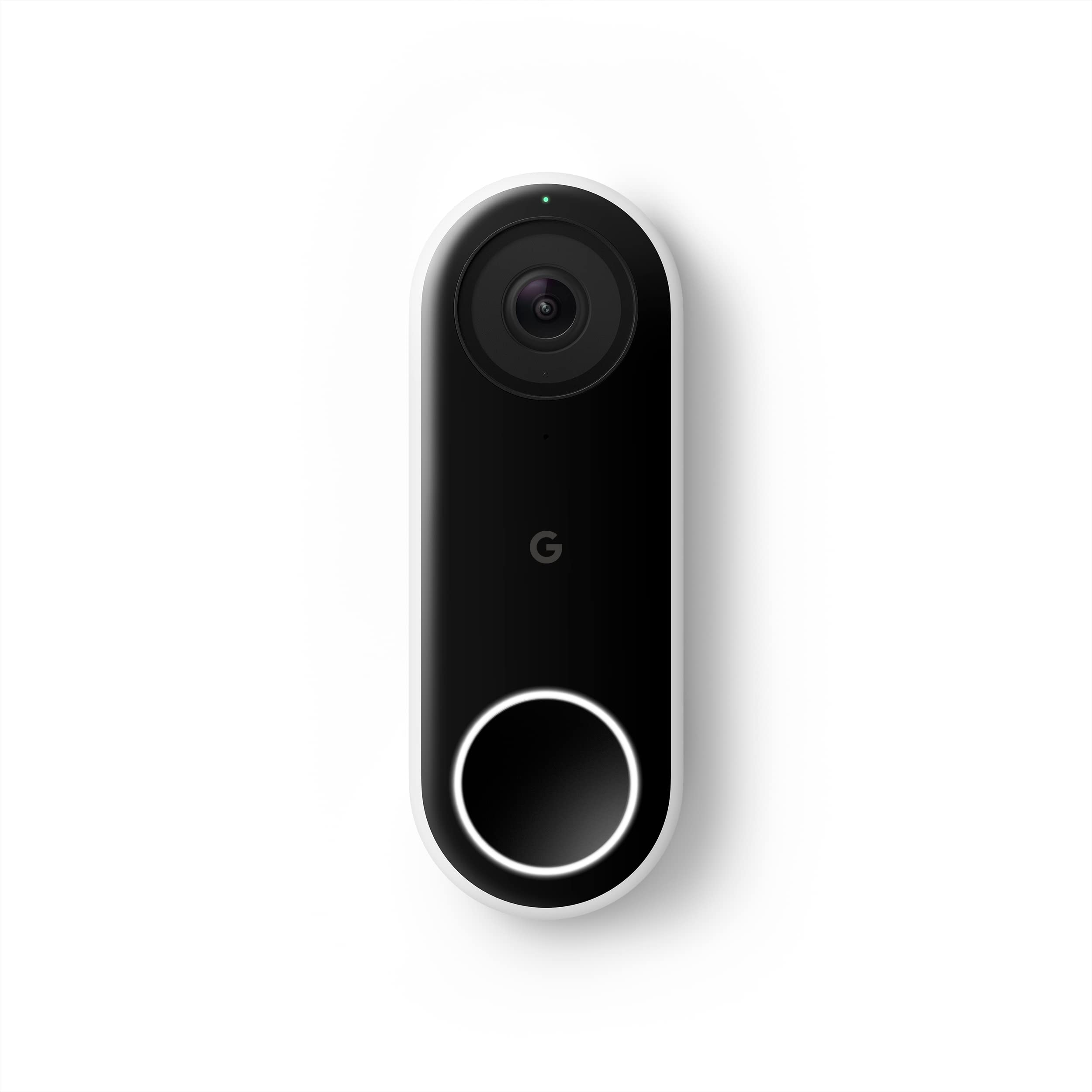 Google Nest Doorbell (Wired) - Formerly Nest Hello - Video Doorbell with 24/7 Streaming - Smart Doorbell Camera for Home with HD