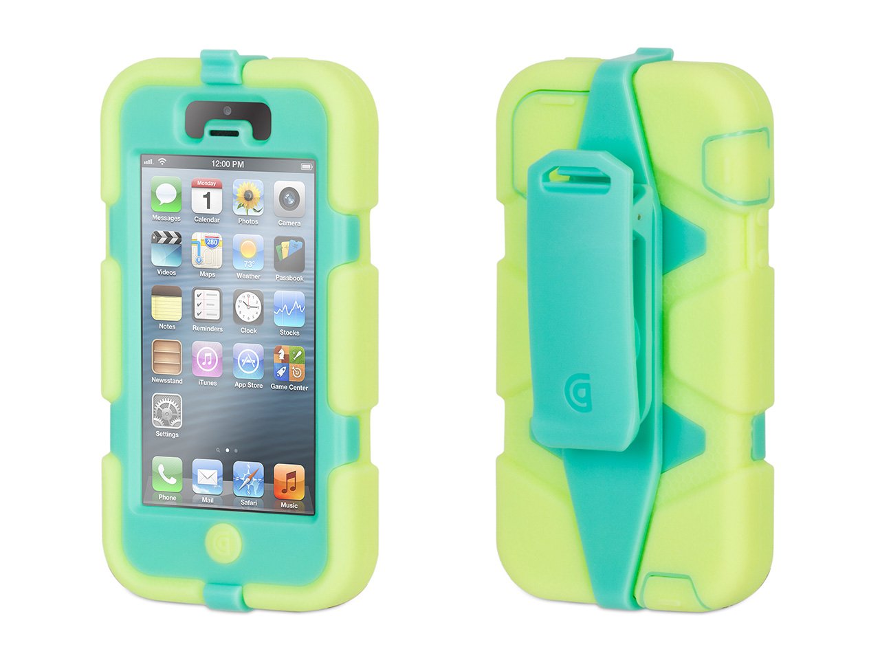 Griffin Survivor For Iphone 5, Lime/Mint   Ridiculously Over Engineered? Or The Perfect Case No Matter Where You'Re Headed?