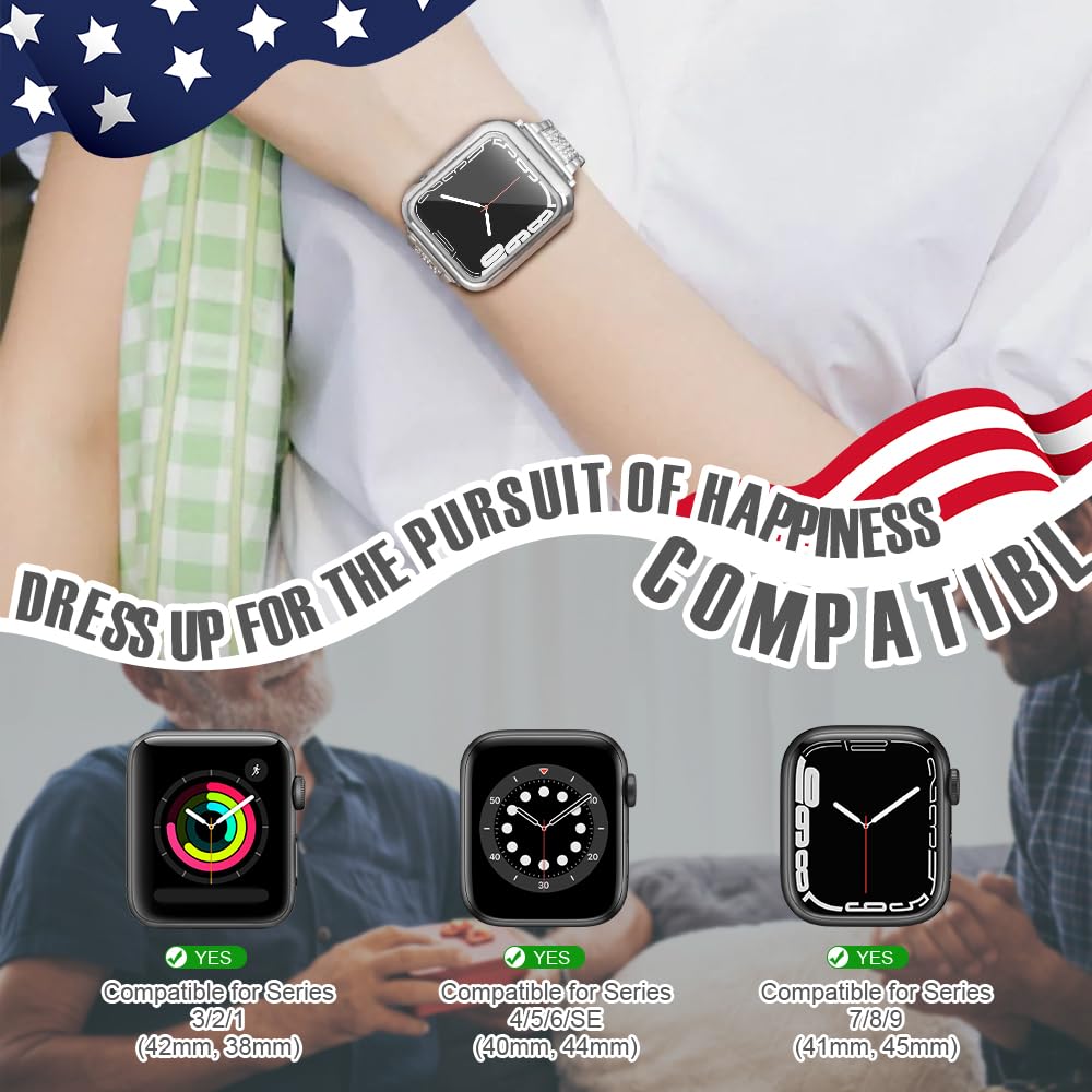 Top4Cus 40Mm Cover Soft Tpu Anti Scratch Lightweight 40Mm Iwatch Case All Around Screen Protector, Optional Cases Compatible Wit