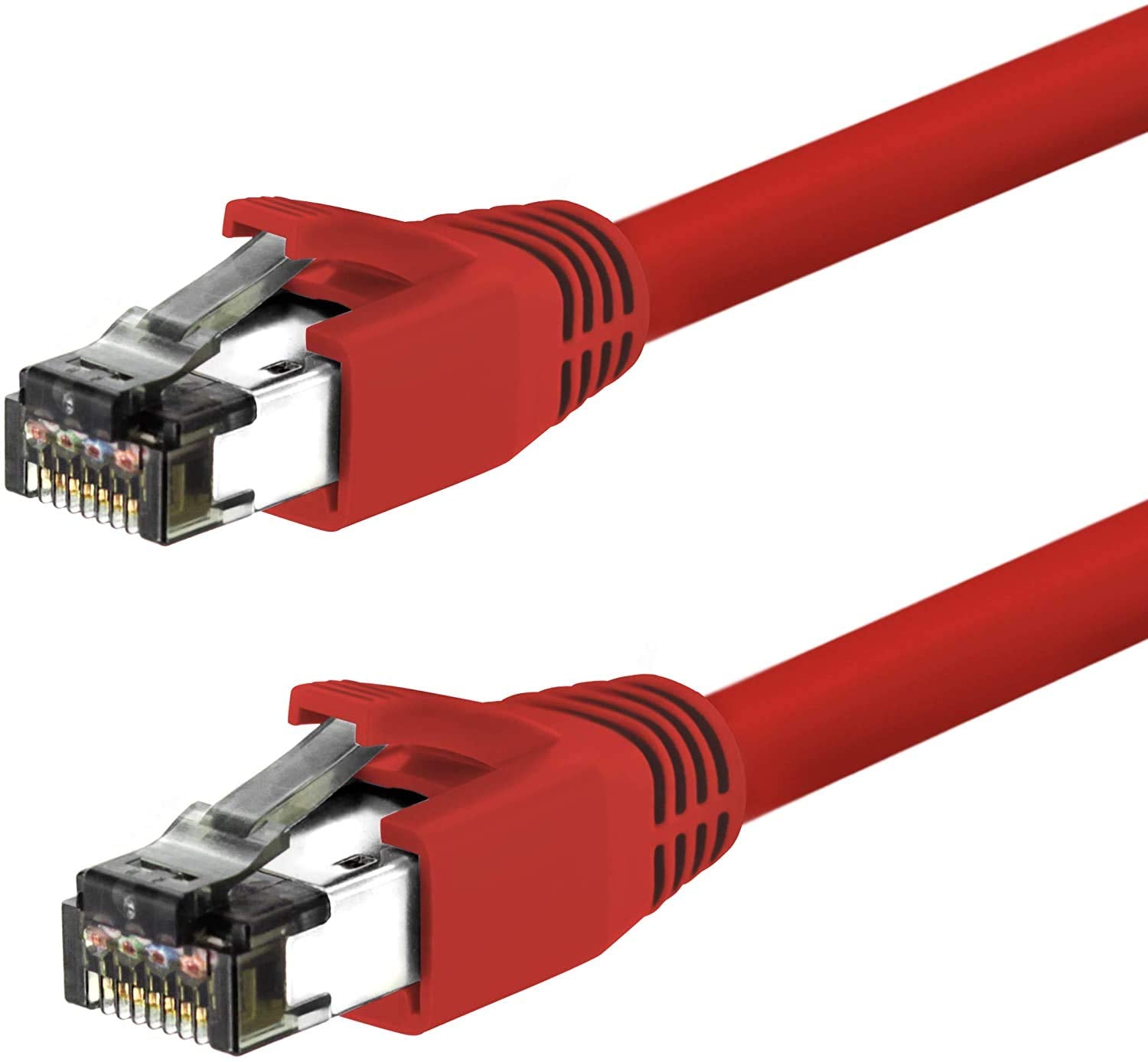 Nippon Labs Cat8 Rj45 3Ft Ethernet Patch Internet Network Lan Cable, Indoor/Outdoor, 24Awg Shielded Latest 40Gbps 2000Mhz, Weath