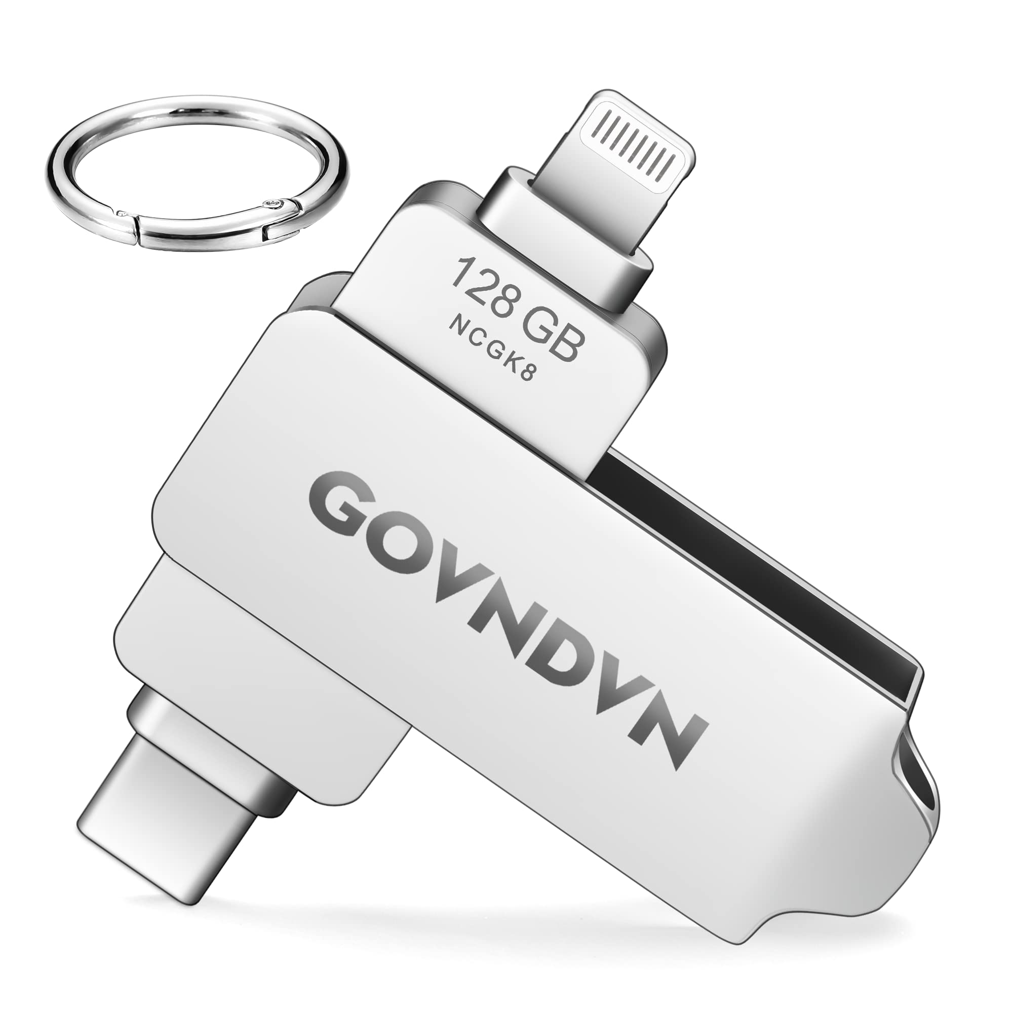 128Gb Apple Mfi Certified Usb C Photo Stick For Iphone 16 15, Photo Video Storage Stick Lightning Type C Backup Drive For Ipad Android Pc Iphone Memory Stick Thumb Drive For Iphone 16/15/14/13/12/11