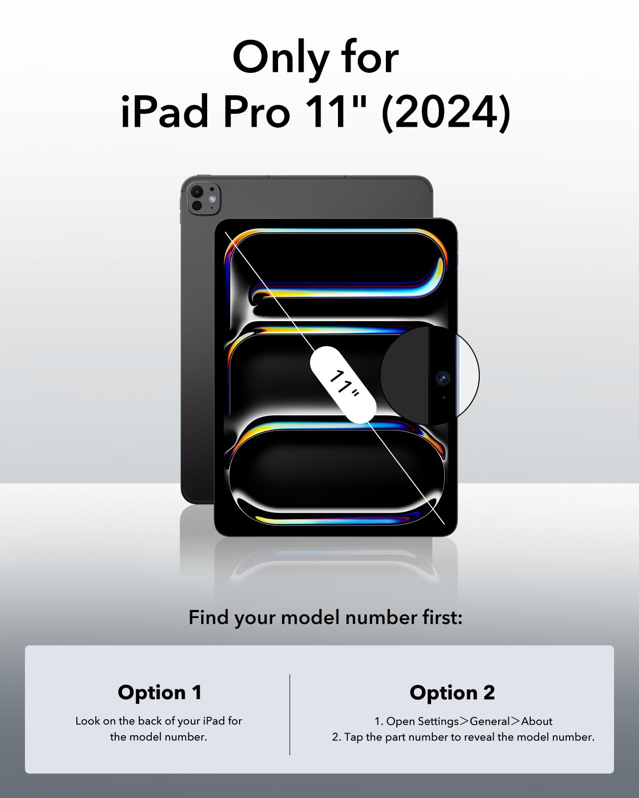 Esr Ascend For Ipad Pro 11 Inch 2024, Keyboard Case With Trackpad, Magnetic Detachable Keyboard With Backlit Keys, Fully Landsca