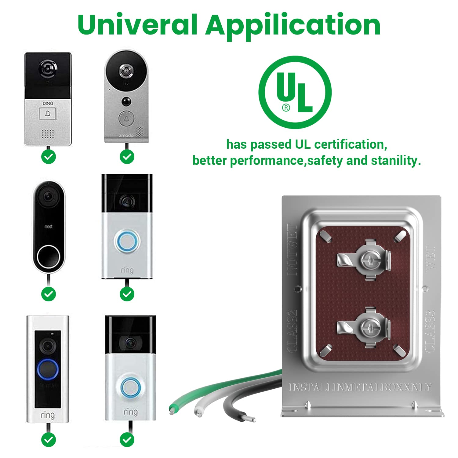 Doorbell Transformer,16V 30Va Comptible With Ring Pro Nest Hello Hardwired Door Chime Transformer Ul Certified