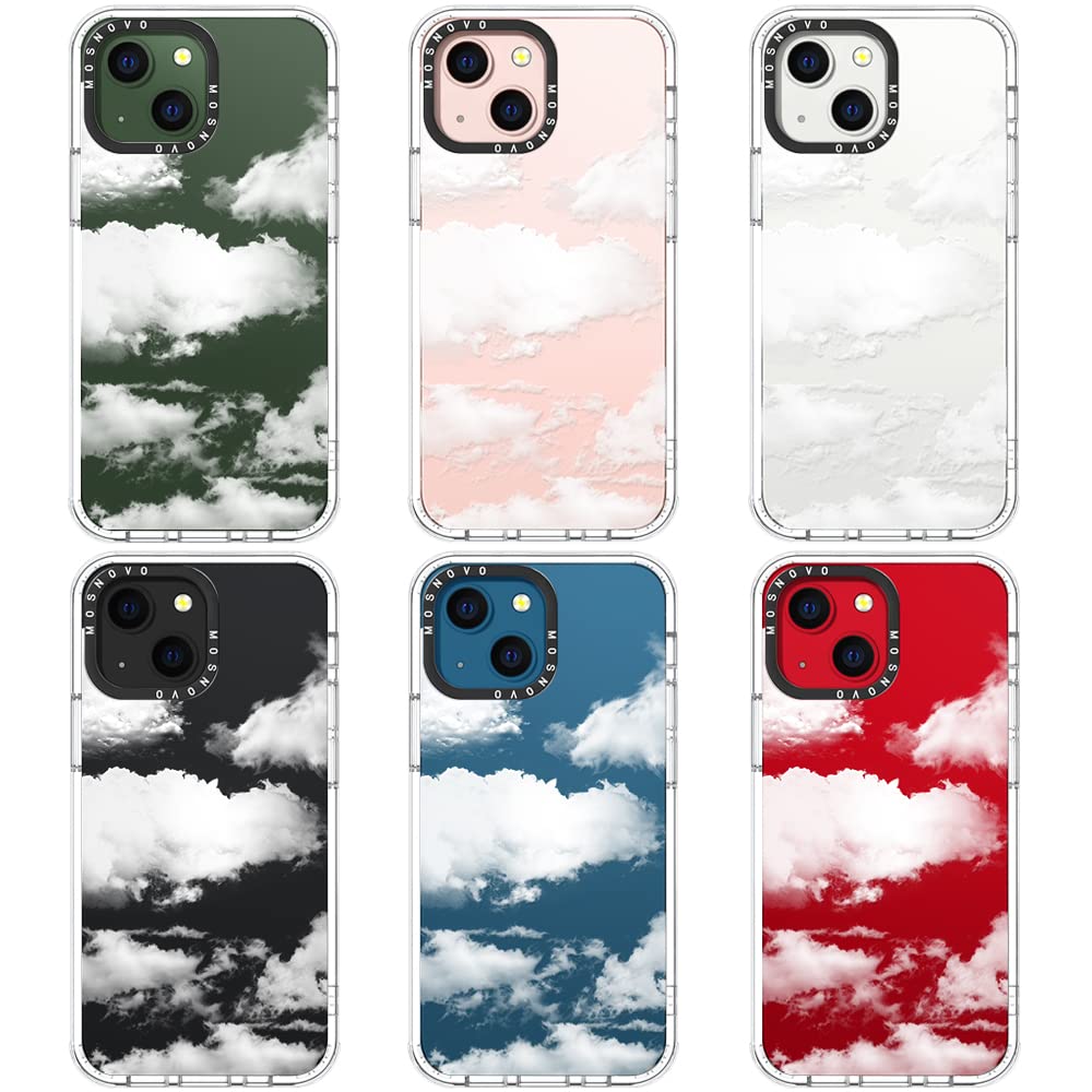 Mosnovo Case For Iphone 13 Mini, [Buffertech 6.6Ft Military-Grade Drop Protection] [Anti Peel Off Tech] Clear Tpu Bumper Phone C