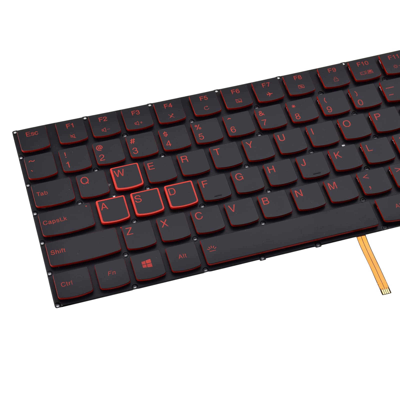 Sunmall Replacement Keyboard Compatible With Lenovo Legion Y520 15Ikbn Y720 15Ikb R720 15Ikb(Compatible Lenovo Legion Y530 15Ich