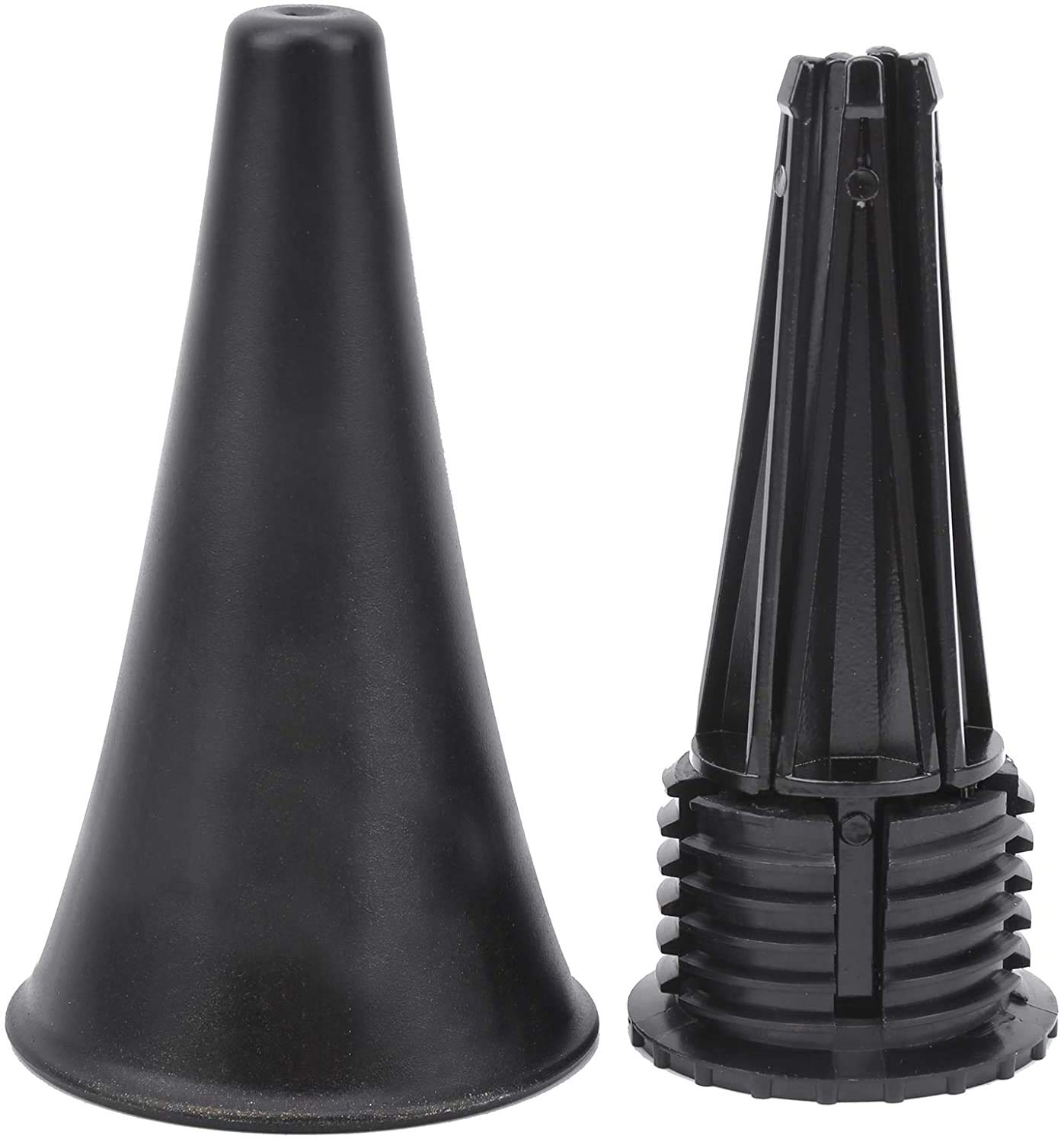 Jiayouy Black Portable Clarinet Stand Holder Foldable Support Metal 5 Leg Stand Wind Instrument Accessory