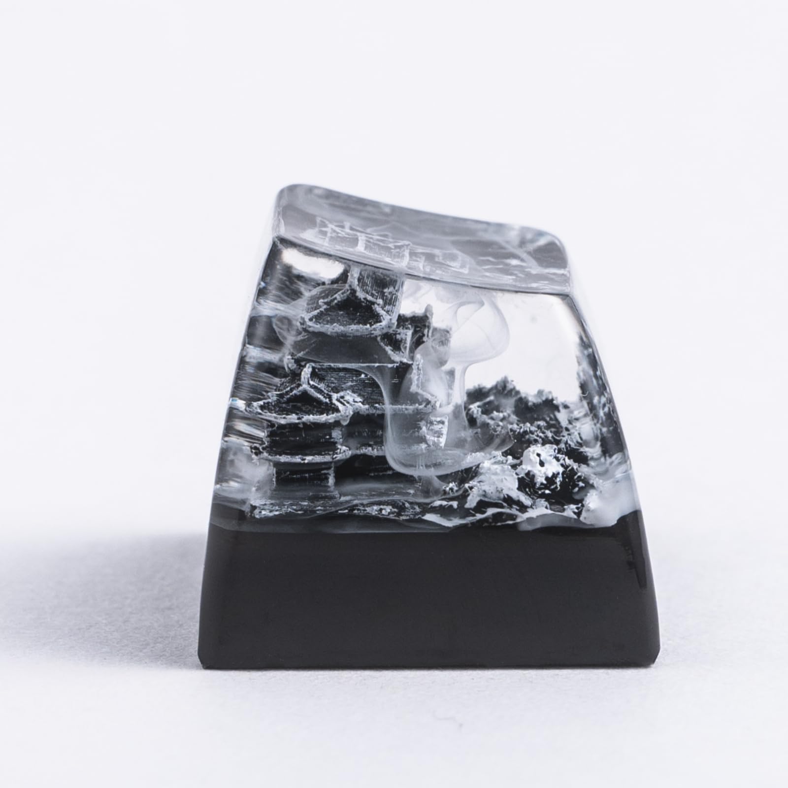 Redqin Artisn Keycap Custom Keycaps Black Samurai Japanese Dojo Handmade Resin Escape Artisan Keycaps For Mechanical Keyboard Ke