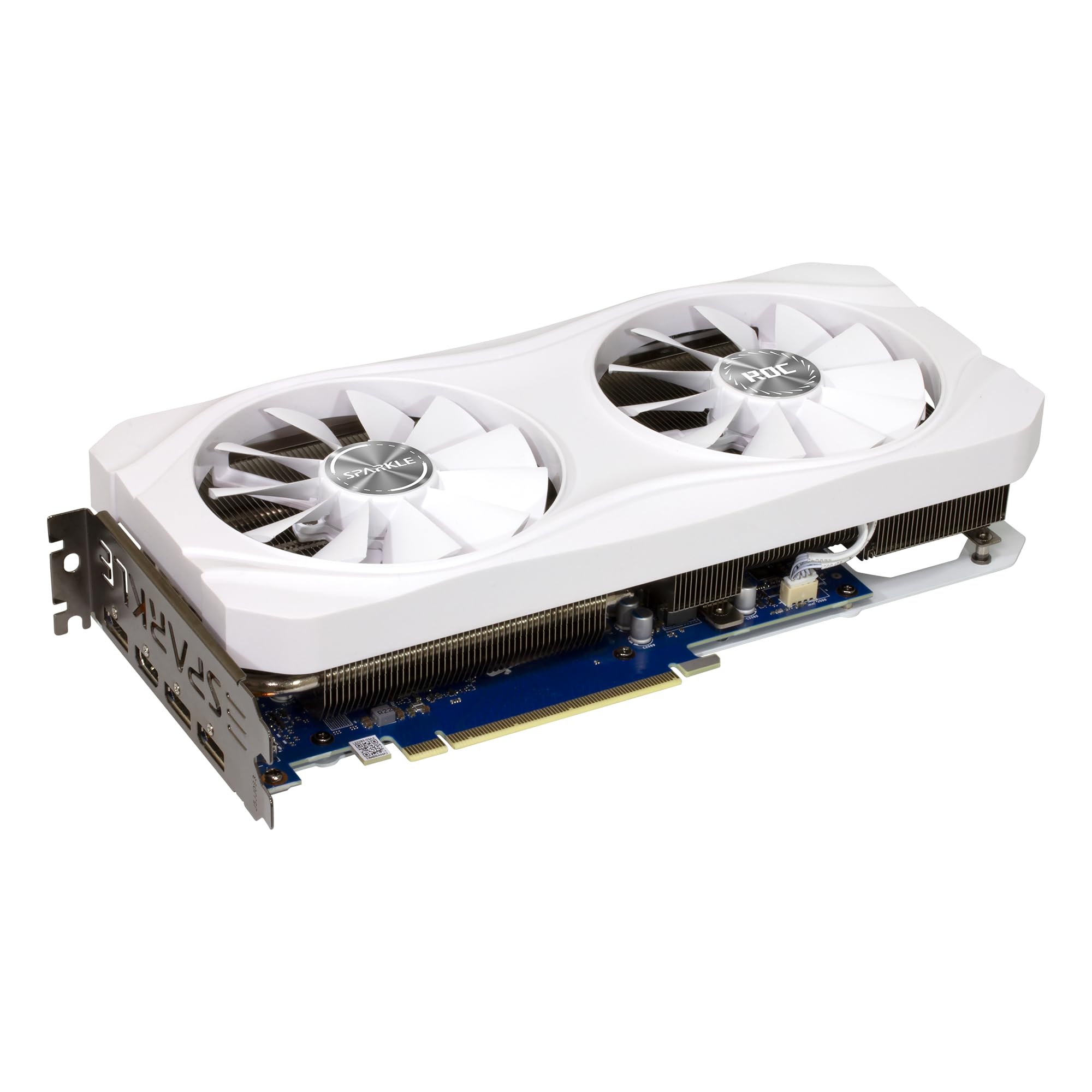 Sparkle Intel Arc A750 Roc Luna Oc Edition, 8Gb Gddr6, 2X Dbb 100Mm Fan, 2.5 Slot, Metal Backplate, Luna White Edition, Sa750Rw